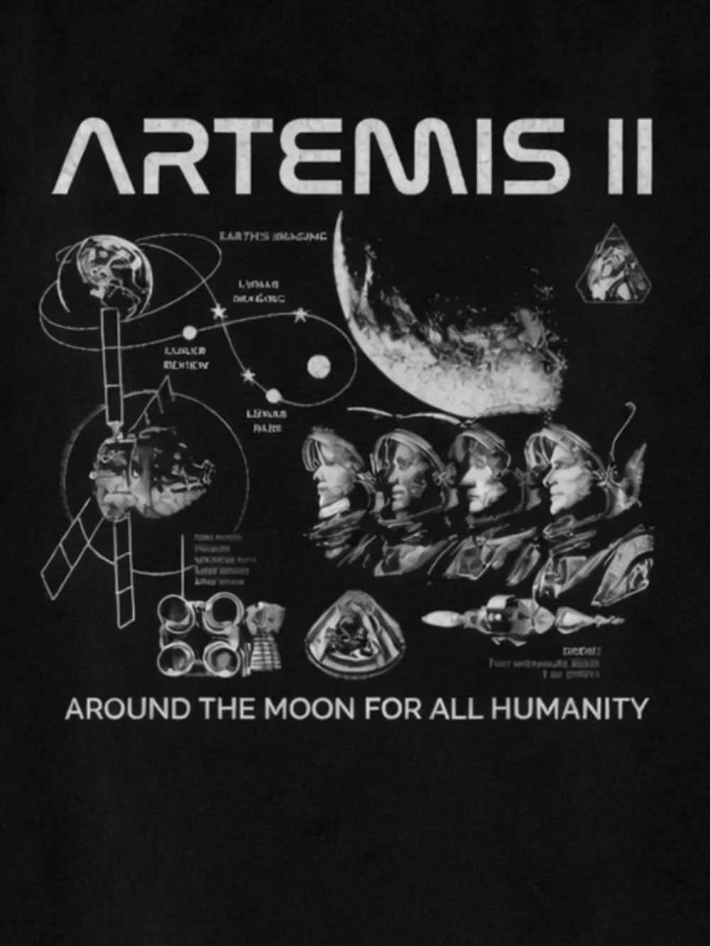 Artemis II Rocket Launch Shirt, Artemis 2 Mission Shirt, Space Exploration A 261 - Picture 2 of 5